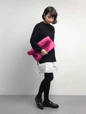 「Sara Sara（サラ サラ）のアイテム」を使った、あこさん（レディース・158cm）の秋コーディネート