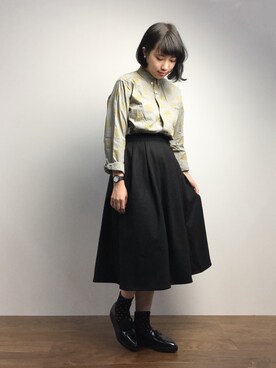 「Sara Sara（サラ サラ）のアイテム」を使った、あこさん（レディース・158cm）の冬コーディネート