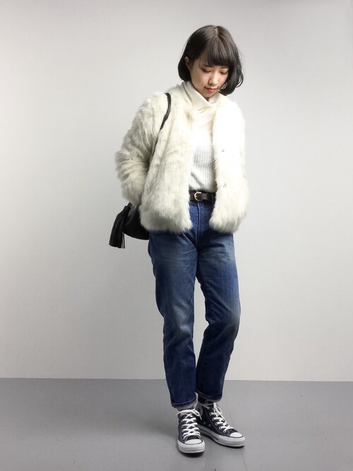 楽ちんなスニーカーにもマッチ