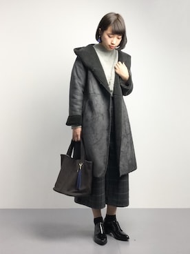 あこさん（レディース・158cm）の冬コーディネート