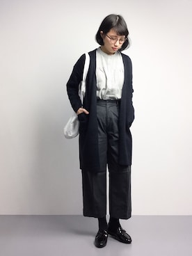 「クロップドパンツ」｜あこさん（レディース・158cm）の冬コーディネート