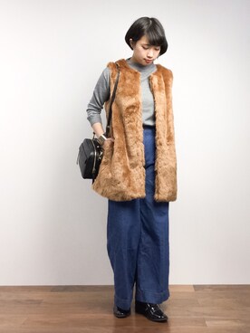 あこさん（レディース・158cm）の冬コーディネート