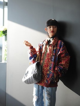 「BellyButton（ベリーボタン）のアイテム」を使った、Mappyさん（レディース・142cm）の秋コーディネート