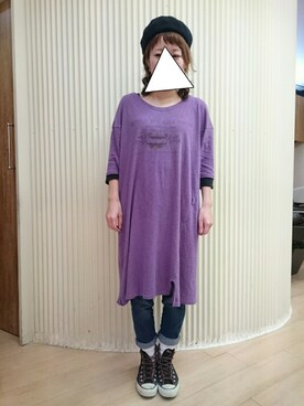 「romar quee（ロマーク）のアイテム」を使った、ゆかさん（レディース・154cm）の秋コーディネート