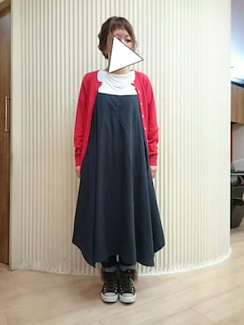 「romar quee（ロマーク）のアイテム」を使った、ゆかさん（レディース・154cm）の秋コーディネート