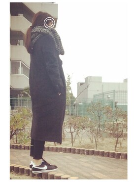 a.megumiさん（レディース・160cm）の冬コーディネート