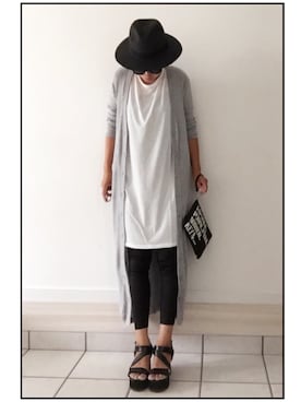 「EMODA（エモダ）のアイテム（レギンス/スパッツ）」を使った、a.megumiさん（レディース・160cm）の夏コーディネート