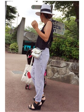 a.megumiさん（レディース・160cm）の夏コーディネート