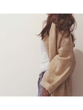 「BEAUTY&YOUTH UNITED ARROWS（ビューティーアンドユースユナイテッドアローズ）の【WEB限定】by ※∵デニムテーパード9分丈パンツ　◆（デニムパンツ）」を使った、a.megumiさん（レディース・160cm）の秋コーディネート