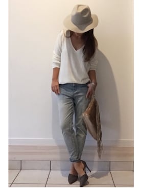 a.megumiさん（レディース・160cm）の秋コーディネート