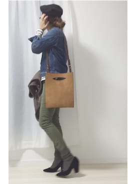 a.megumiさん(レディース・160cm)の冬コーディネート