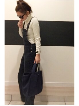 「IEDIT（イディット）のアイテム（アクセサリー）」を使った、a.megumiさん（レディース・160cm）の春コーディネート