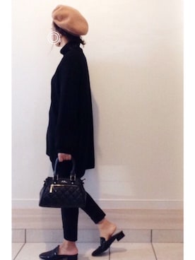 「Clelia（クレリア）のアイテム」を使った、a.megumiさん（レディース・160cm）の冬コーディネート