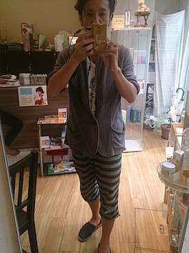 篠原感謝和隆さんのコーディネート