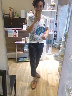 篠原感謝和隆さんのコーディネート