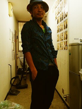 篠原感謝和隆さんのコーディネート