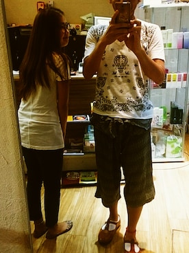 篠原感謝和隆さんのコーディネート