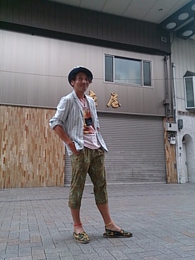 篠原感謝和隆さんのコーディネート