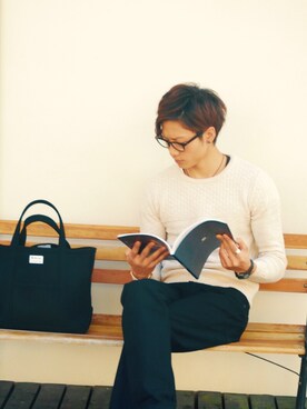 「Libenham（リベンハム）のアイテム」を使った、k'sさん（メンズ・182cm）の秋コーディネート