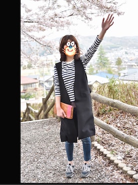 「おろしたて」｜まよさん（レディース・163cm）の春コーディネート
