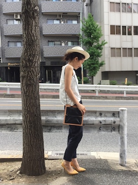 「hat」｜SHIZUKAさん（レディース・161cm）の春コーディネート