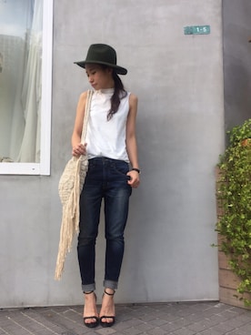 SHIZUKAさん（レディース・161cm）の夏コーディネート