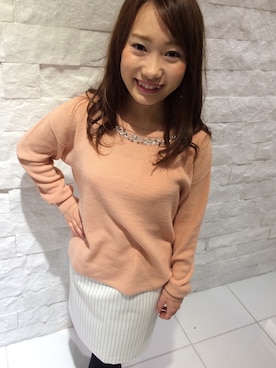 「アイテム（スカート）」を使った、うらとまゆかさん（レディース・140cm）の冬コーディネート