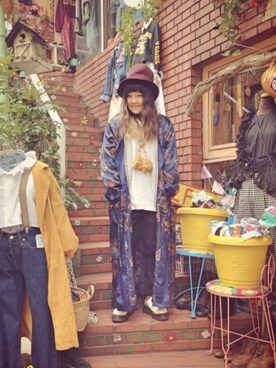 「Panamaboy（パナマボーイ）のアイテム（その他アウター）」を使った、C▲na ?さん（レディース・160cm）の冬コーディネート