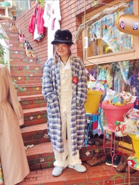 「Panamaboy（パナマボーイ）のアイテム（その他アウター）」を使った、C▲na ?さん（レディース・160cm）の春コーディネート