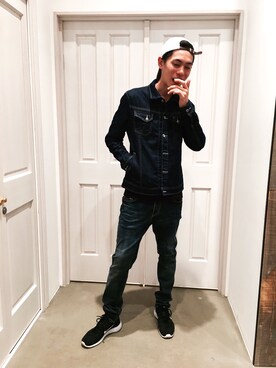「MK MICHEL KLEIN HOMME （エムケーミッシェルクランオム）のアイテム（ジャケット/アウター）」を使った、fujimiさん（メンズ・180cm）の夏コーディネート