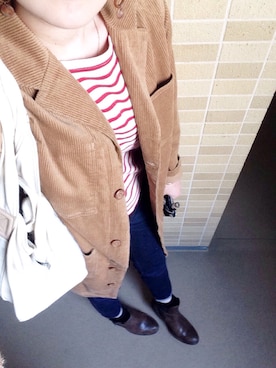 「TSUBI（スビ）のアイテム」を使った、ひらめさん（レディース・166cm）の秋コーディネート