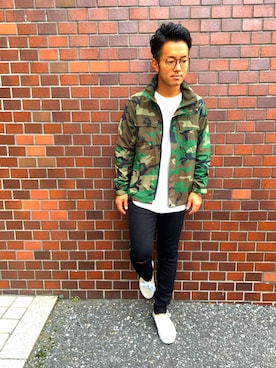「アイテム（マウンテンパーカー）」を使った、Kenta Kondoさん（メンズ・163cm・20代）の秋コーディネート