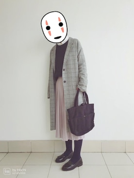 「PULL&BEAR（プルアンドベア）のアイテム（ダウンジャケット/コート）」を使った、HAAAAAACHIさん（レディース・162cm）の秋コーディネート