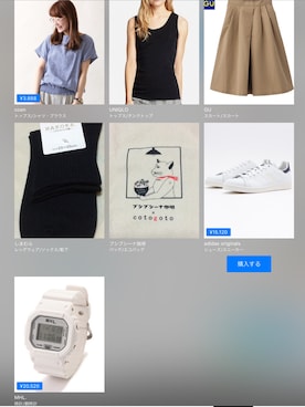 yu.maさん（レディース・156cm）の夏コーディネート