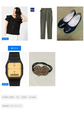 yu.maさん（レディース・156cm）の夏コーディネート