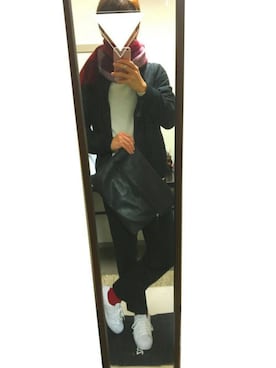 「アイテム（MA-1）」を使った、ゆうゆうさん（メンズ・175cm・20代）の秋コーディネート