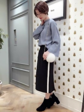 「A part by（アパートバイ）のアイテム（PC・スマホグッズ/家電）」を使った、kiiさん（レディース・165cm）の秋コーディネート
