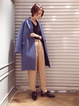 「アパートバイローリーズ」｜「アイテム（ブーティ）」を使った、kiiさん（レディース・165cm）の秋コーディネート