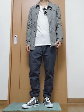 「abx（エービーエックス）のアイテム（ジャケット/アウター）」を使った、こうさん（メンズ・164cm）の秋コーディネート