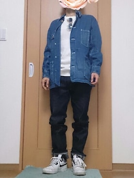 「ティアドロップサングラス」｜「アイテム（ジャケット/アウター）」を使った、こうさん（メンズ・164cm）の春コーディネート