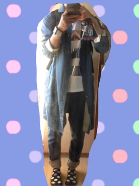 「FRAPBOIS half」｜「アイテム（ワンピース/ドレス）」を使った、みやくんさん（メンズ・162cm）の秋コーディネート