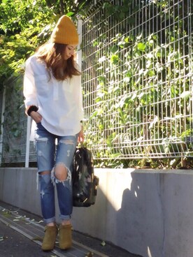 mueさん（レディース・158cm）の秋コーディネート