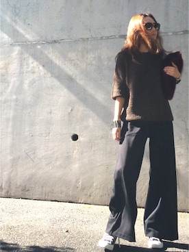 mueさん（レディース・158cm）の秋コーディネート