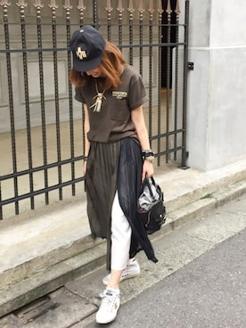 mueさん（レディース・158cm）の春コーディネート