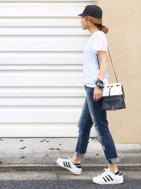 mueさん（レディース・158cm）の夏コーディネート