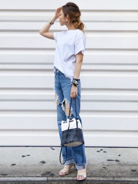 mueさん（レディース・158cm）の夏コーディネート