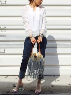 mueさん（レディース・158cm）の夏コーディネート