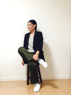 「ara・ara（アラアラ）のアイテム」を使った、ぱこさん（レディース・167cm）の冬コーディネート