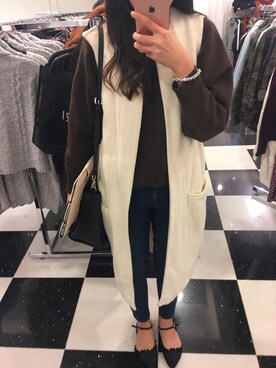 「fall style」｜「アイテム（その他アウター）」を使った、Nicole 💕さん（レディース・168cm）の秋コーディネート