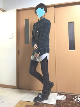 「Request（リクエスト）のアイテム（トップス）」を使った、ぽんひろ🐥🐥さん（メンズ・166cm）の秋コーディネート